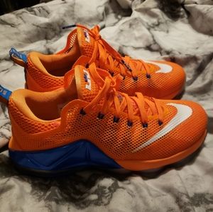 Nike LeBron James XII's in Orange/Blue/White